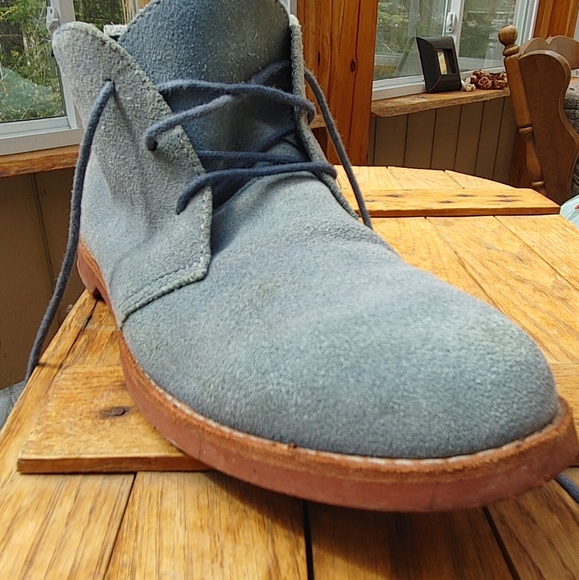 Incredible blue suede desert boots! - Picture 8 of 14